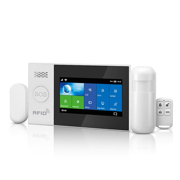 2024 Daytech Gsm Wireless Smart Security Alarm System Pgst Tuya Wifi Gsm Smart Home Alarm System Wireless Digital Home Security