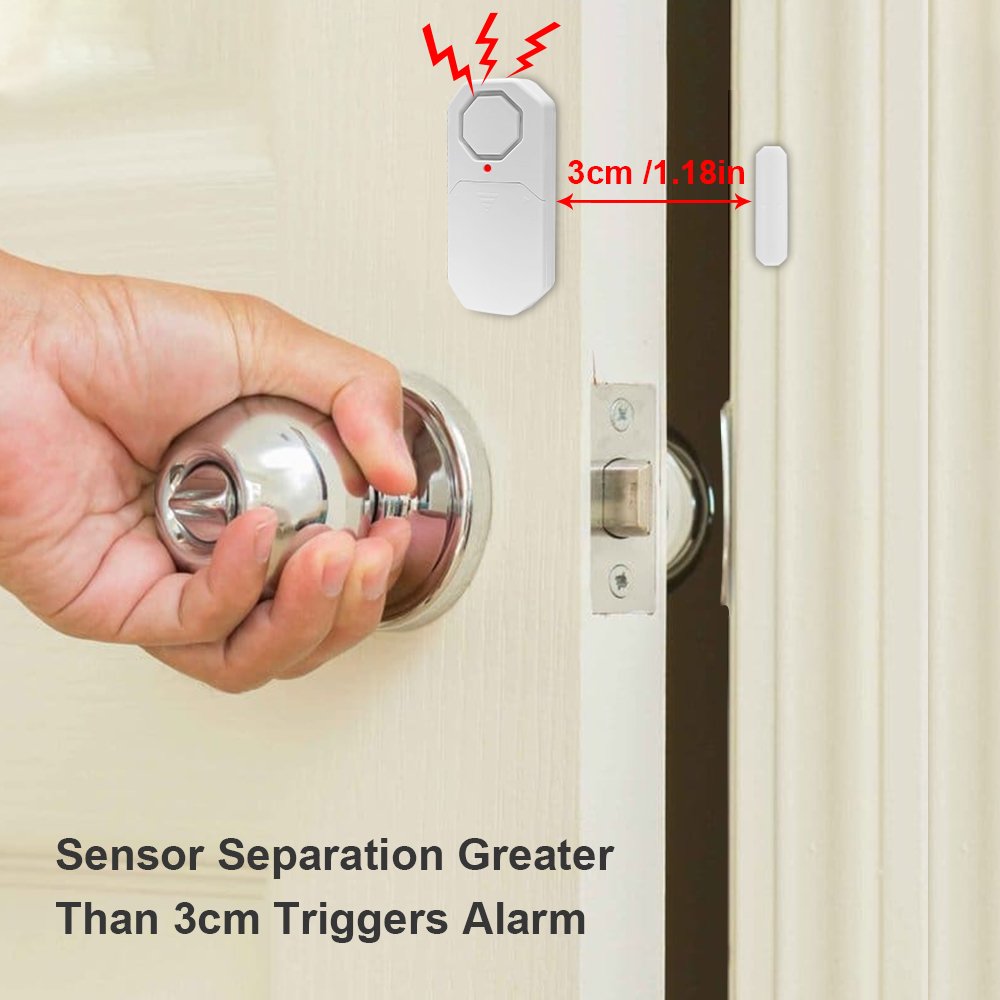 Anti theft wireless smart Tuya window door security alarm system magnetic door sensor