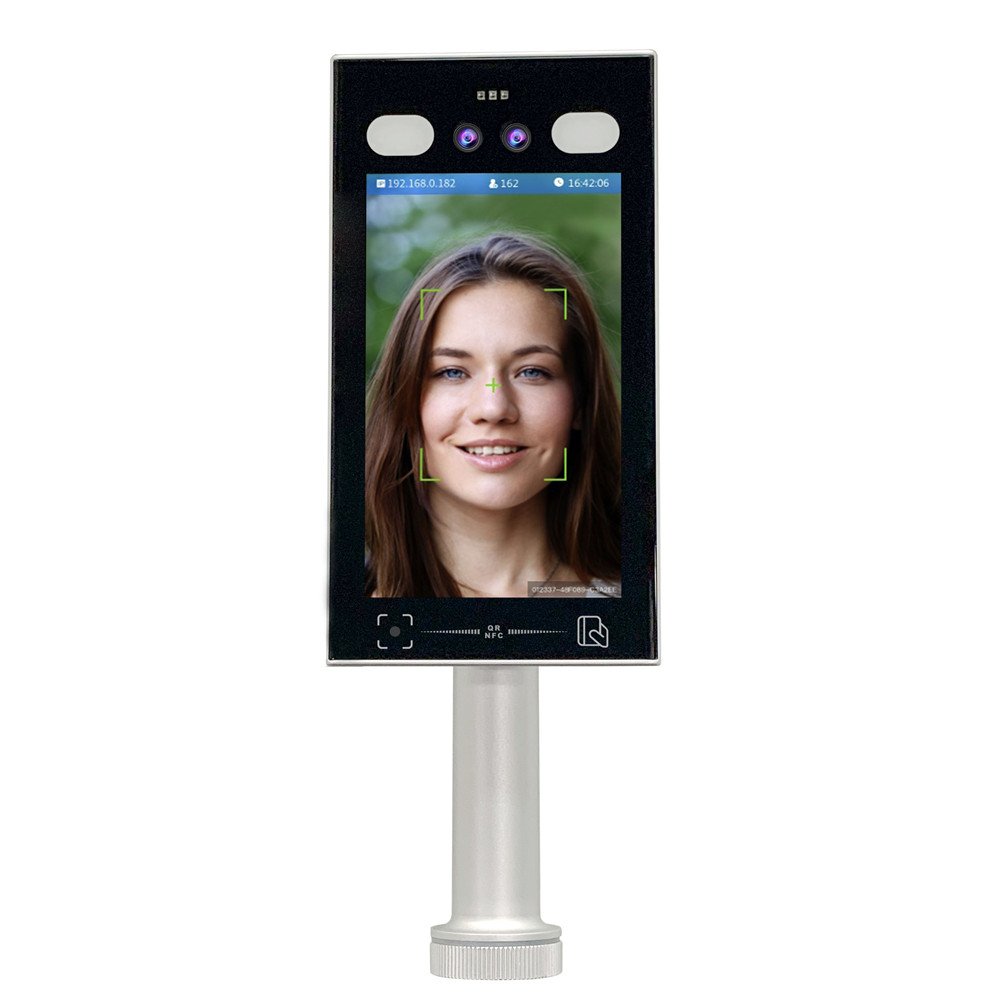 facial recognition door access control machine face recognition biometric attendance system with qr code reader access control