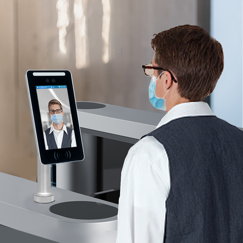 facial recognition door access control machine face recognition biometric attendance system with qr code reader access control