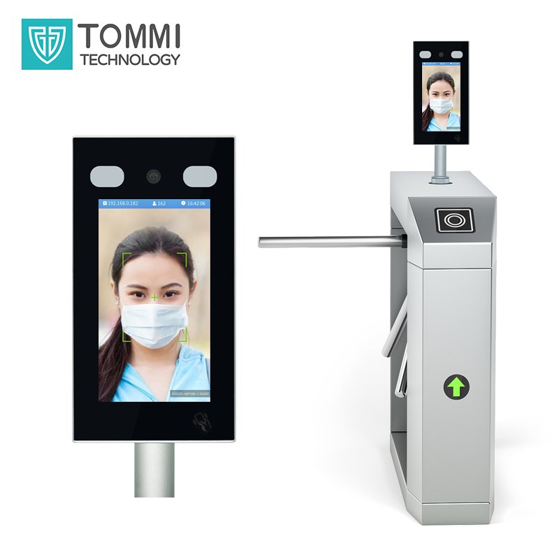 facial recognition door access control machine face recognition biometric attendance system with qr code reader access control