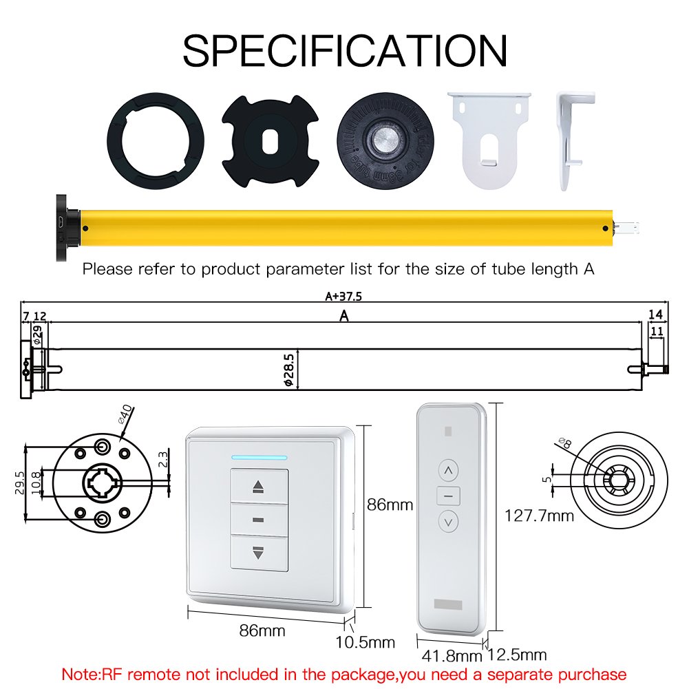 2022 Smart Roller Blinds Motor zigbee smart curtain motor electric curtain motor with alexa voice control function