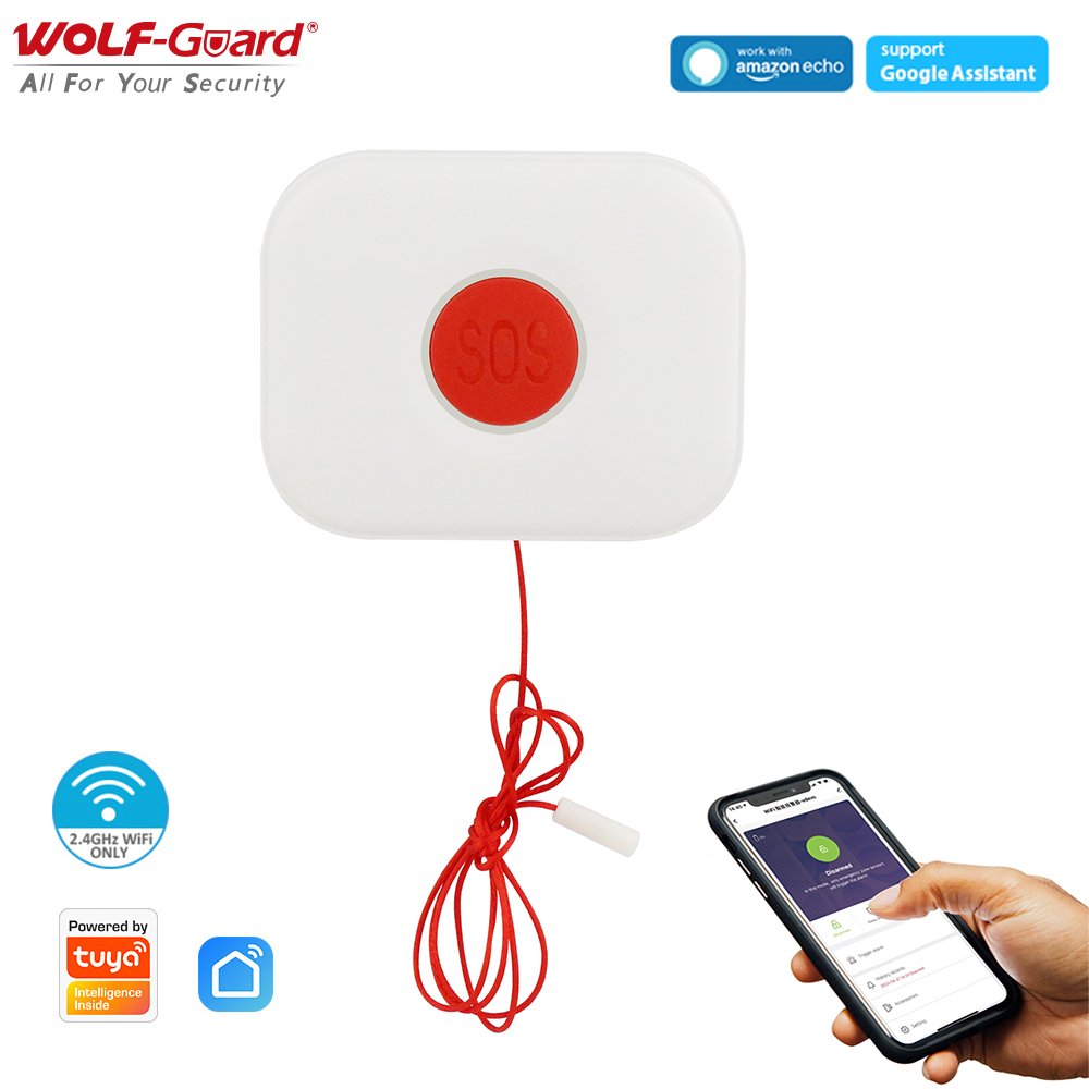 Tuya Smart Life APP control WIFI smart wireless security alarm system