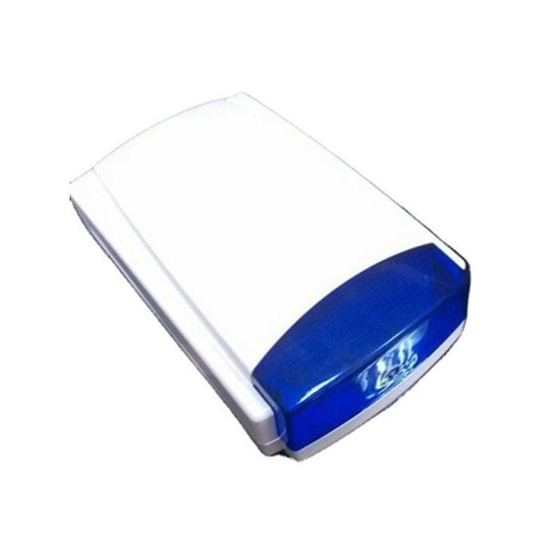 Customized Blue Light Alarm 90 Time/Minute Wired Professional Burglar Alarm System Wired Strobe Light Siren