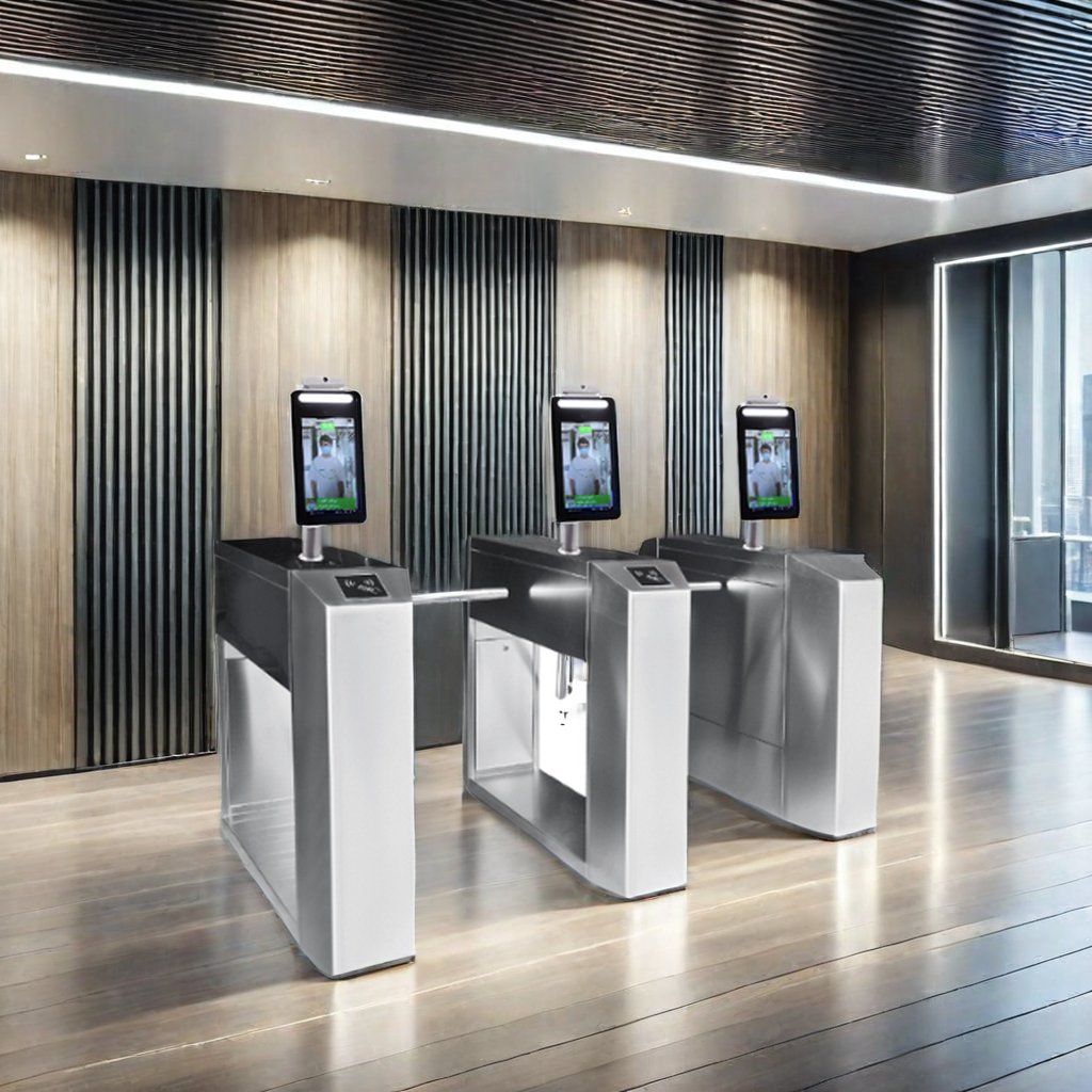 8-Inch Face Recognition Biometric Terminal with Night Vision Cloud Software TCP/IP RFID Card WIFI Access Control System