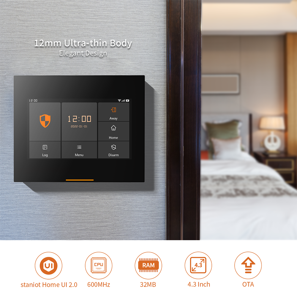 Smart Home Tuya 4G/GSM/Wifi Security Alarm Diy System Wireless Door And Window Smart Home Security Alarm System