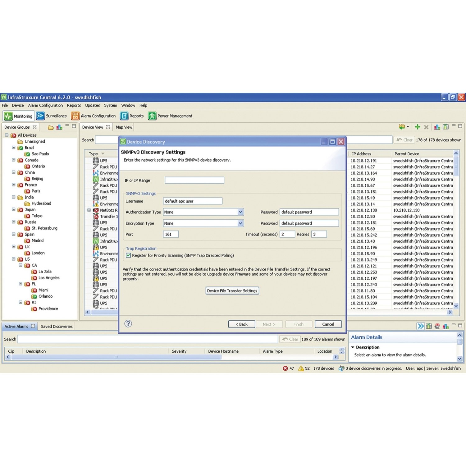 APC StruxureWare Data Center Expert AP9525 25 Node License for Monitoring and Control Alarm System in Data Centers