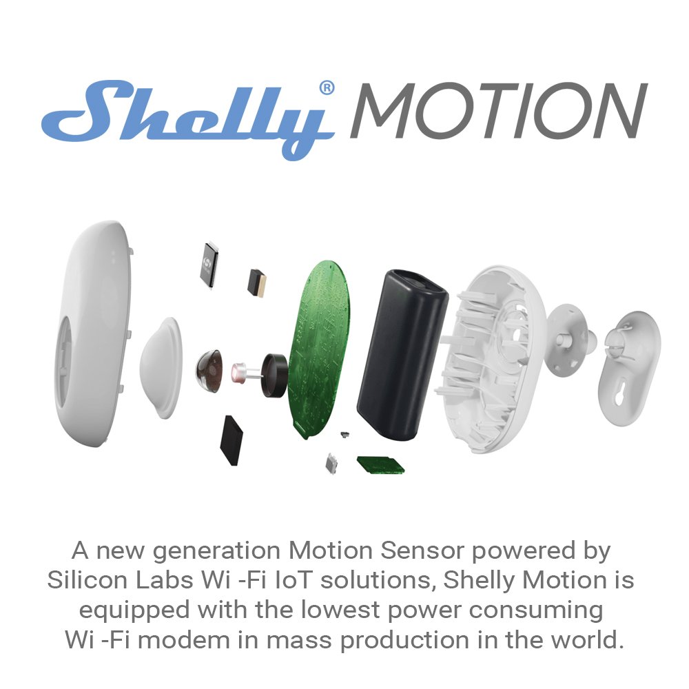 Shelly Motion Sensor Wifi Security Alarm System Security Siren Automated Perception Smart Wifi Sensor