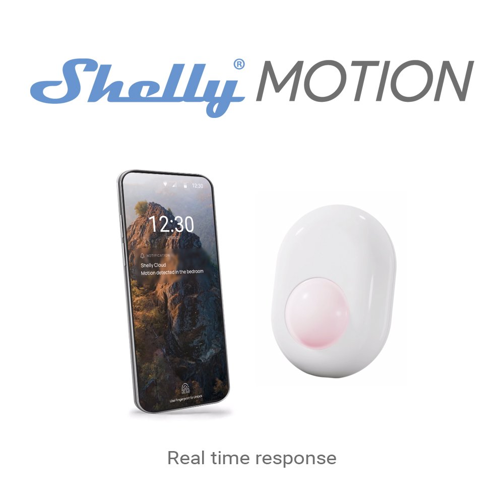 Shelly Motion Sensor Wifi Security Alarm System Security Siren Automated Perception Smart Wifi Sensor