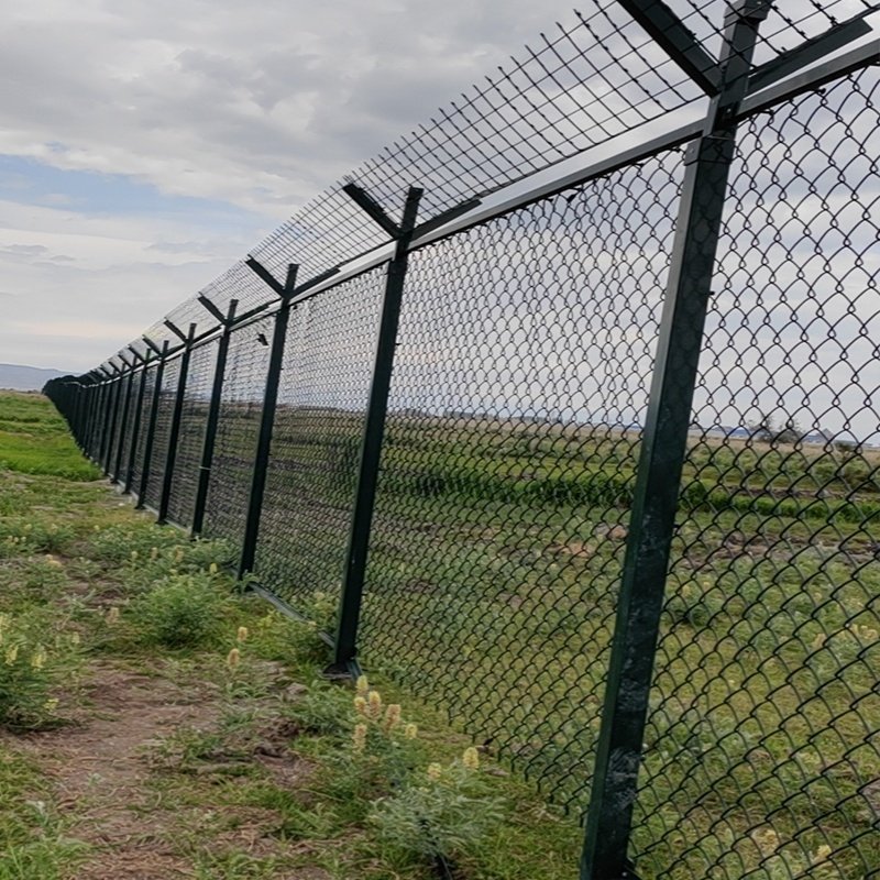 Border Perimeter Security Intrusion Detection Fence Alarm System with Integrated Fencing and Alarm Detectors