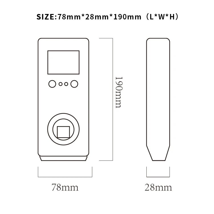 Fingerprint time recorder biometric door access control system for the gym