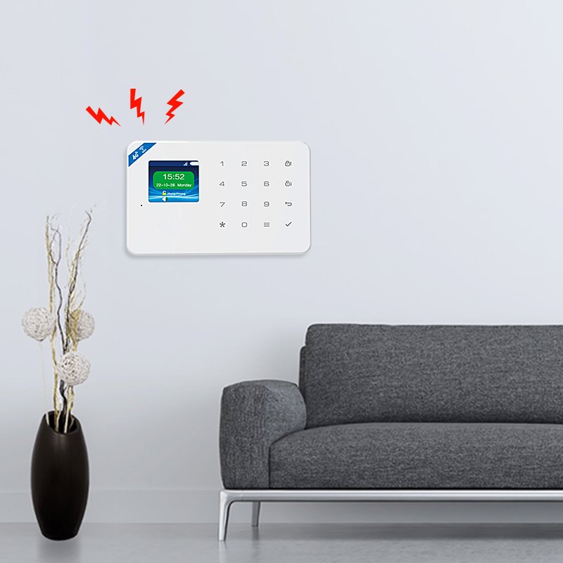 Hot Sale Touch Keypad Tuya Smart Wireless Smart WIFI GSM Burglar Security Alarm System