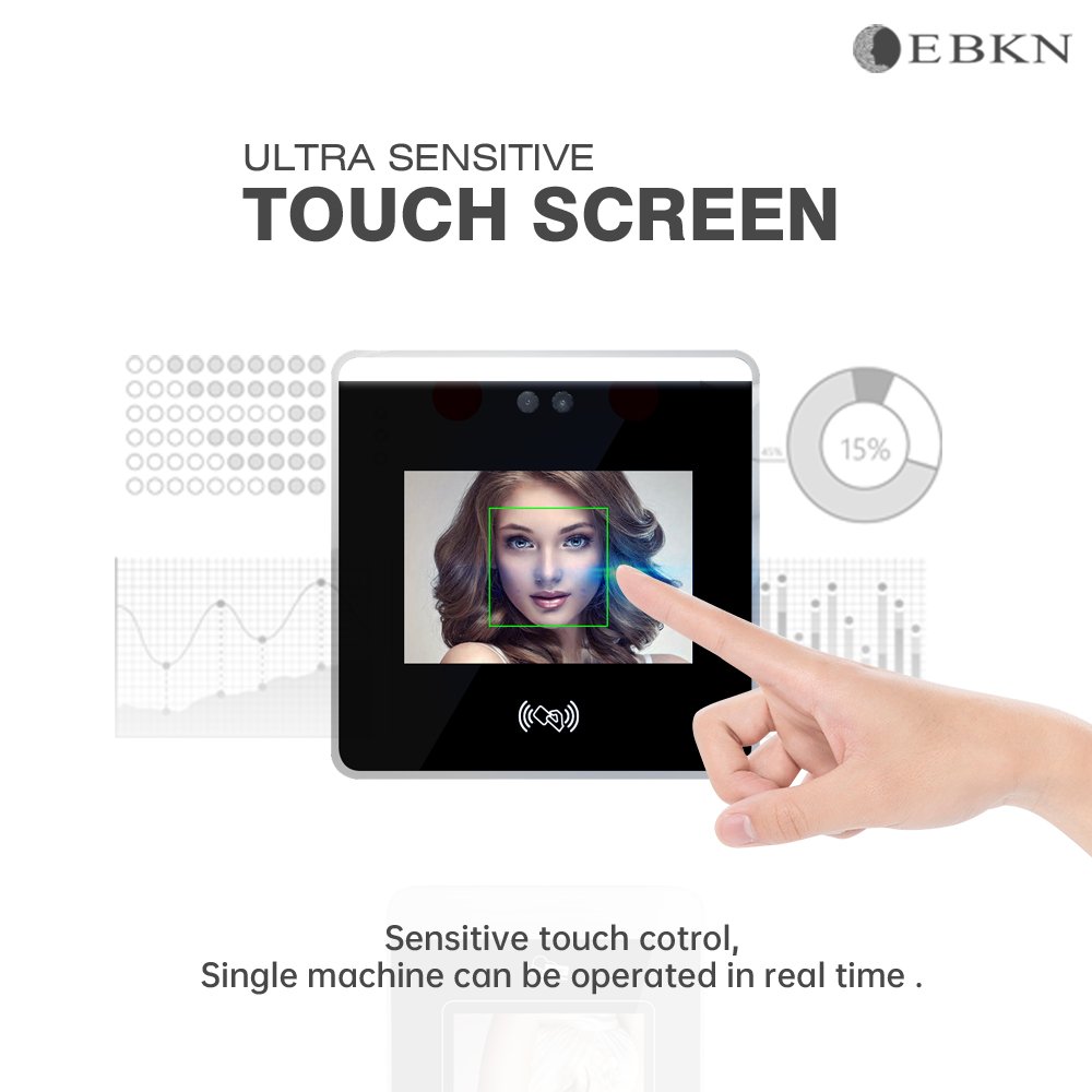 Cloud Software Biometric Face Scanner Punch Card Biometrc Time Attendance System