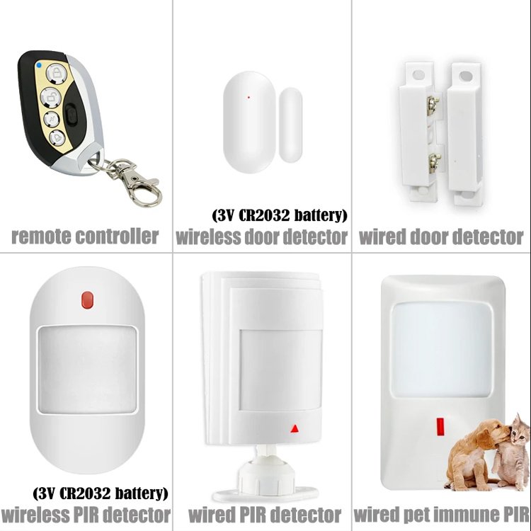 TYSH Home Intelligent Security Alarm Systems Anti Digital Gsm Sos Tuya Wifi Smart Security Alarm Kit