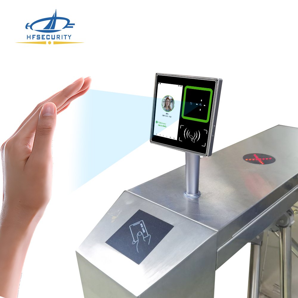 HFSecurity FR05P Android 11 Open OS Palm Vein Time Attendance Access Control System Turnstile Gate EM Lock
