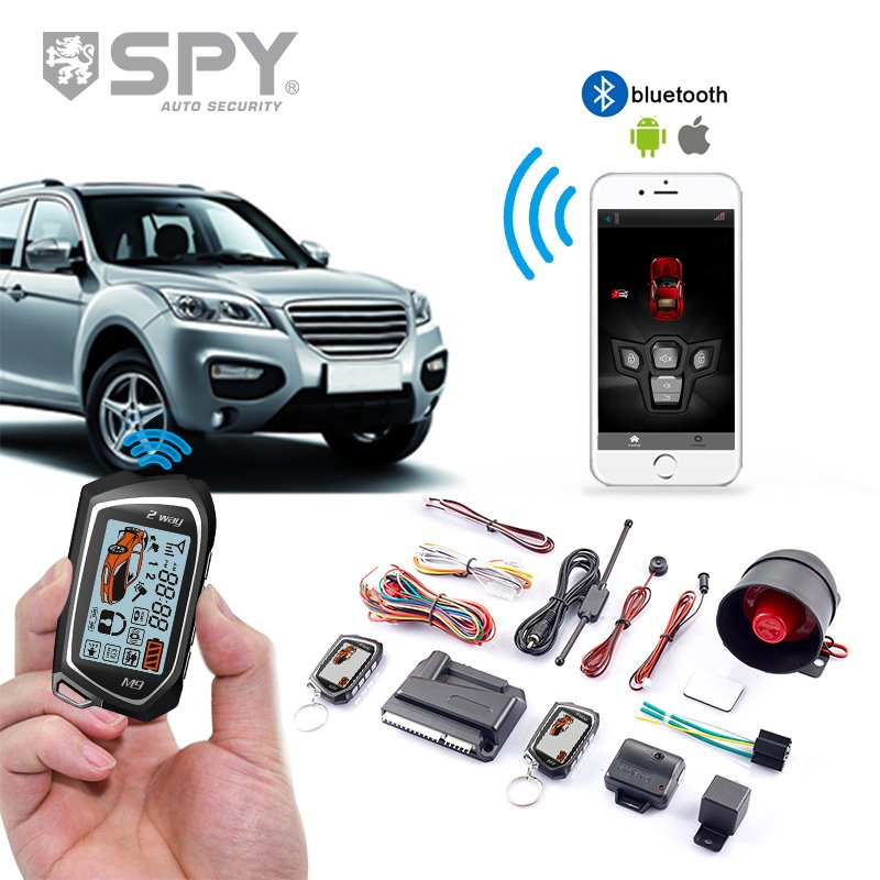 SPY Universal Car Alarm Remote Start System Security Hot RFID Genius Octopus Remote Control Wireless Lcd Key