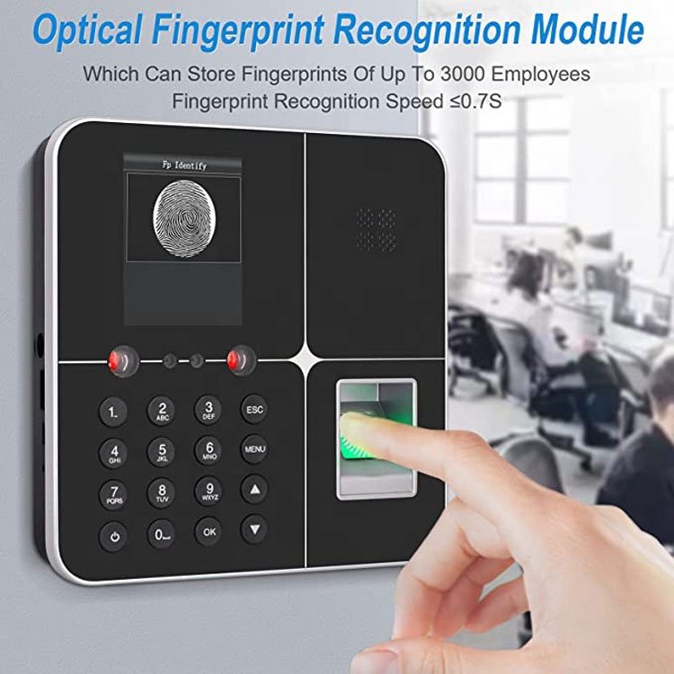 2.8 inch Screen Face Recognition Attendance Terminal Using Attendance System Easy For Clock In Management