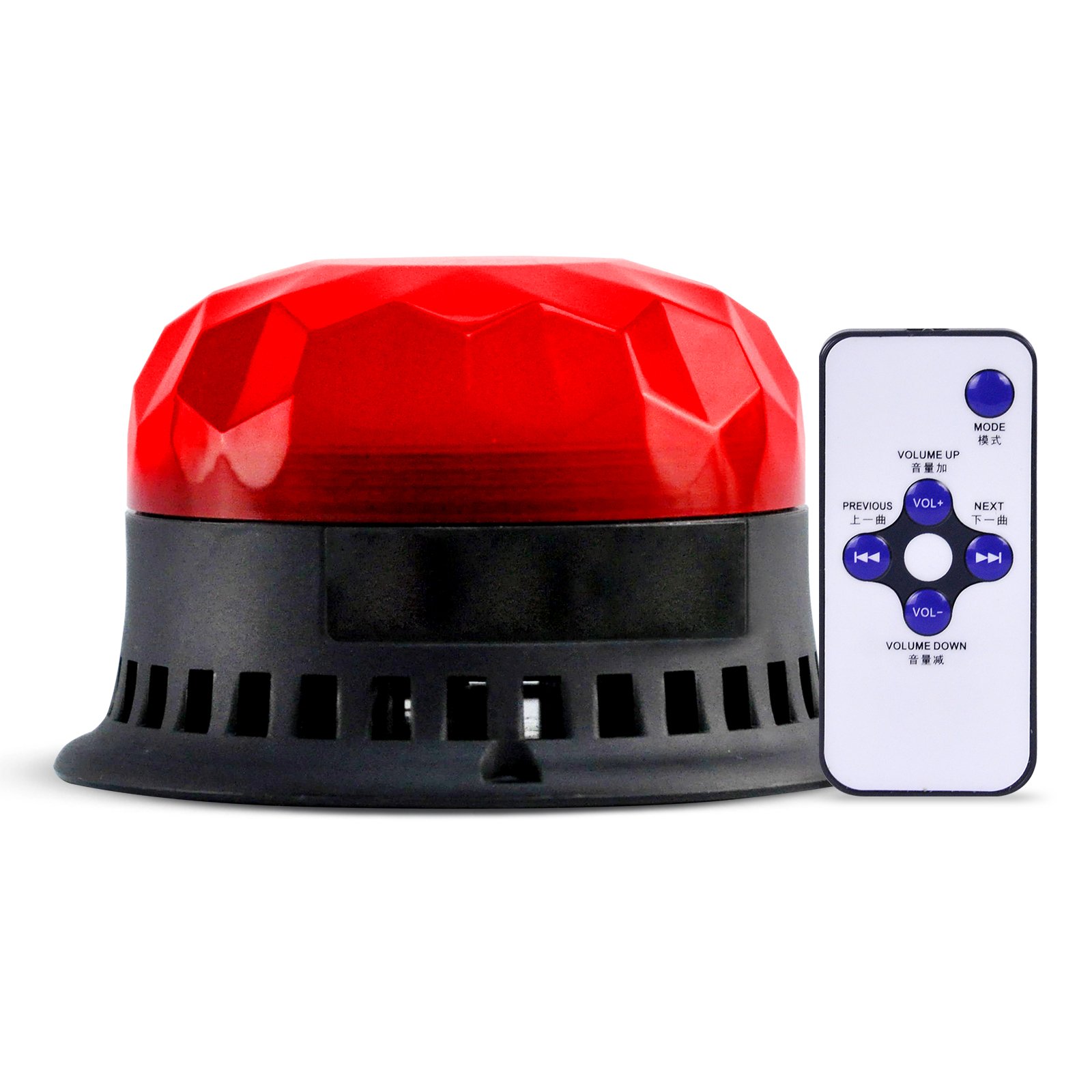 Hot Selling Intelligent Voice 120dB Waterproof LED Warning Light Motorcycle Truck Vehicle Alarm System with Flashing LED Lights