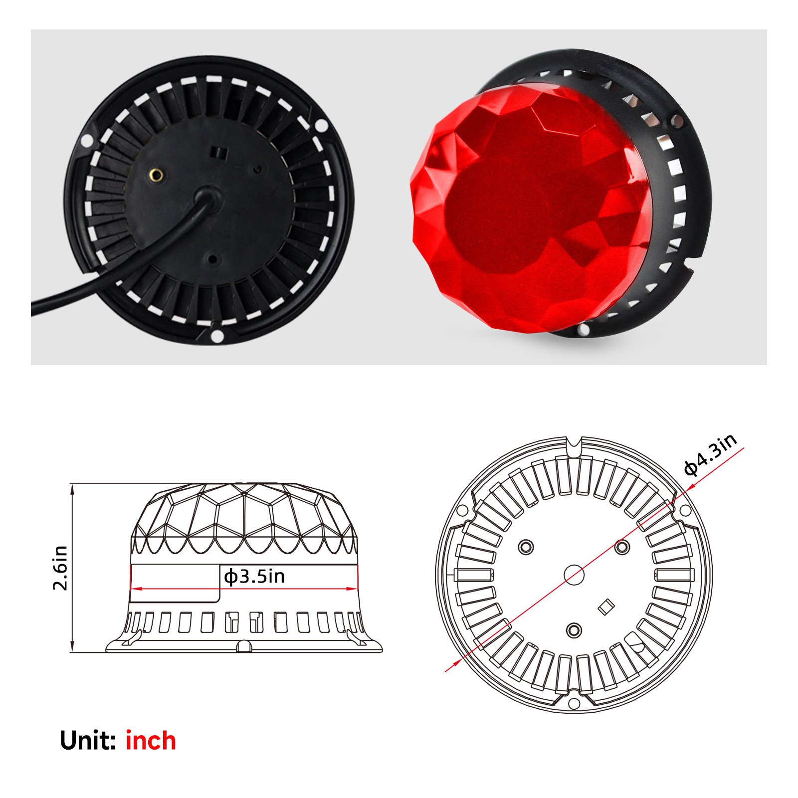 Hot Selling Intelligent Voice 120dB Waterproof LED Warning Light Motorcycle Truck Vehicle Alarm System with Flashing LED Lights