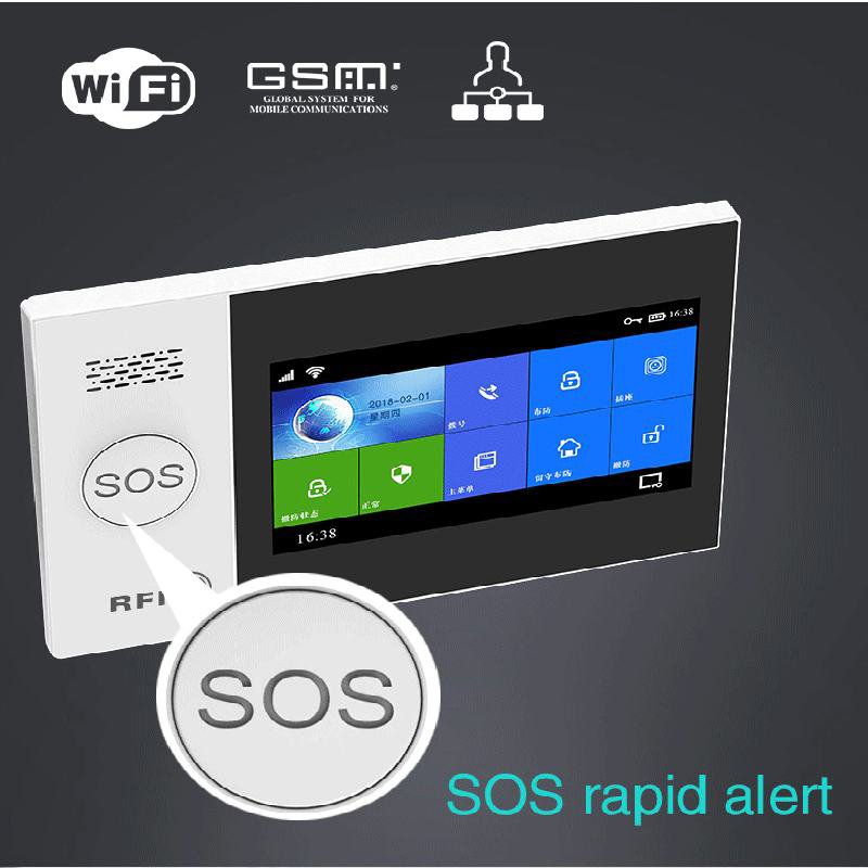 Wireless APP remote control GSM wifi network smart home wholesale security TAYA siren system hight quality alarm gsm system