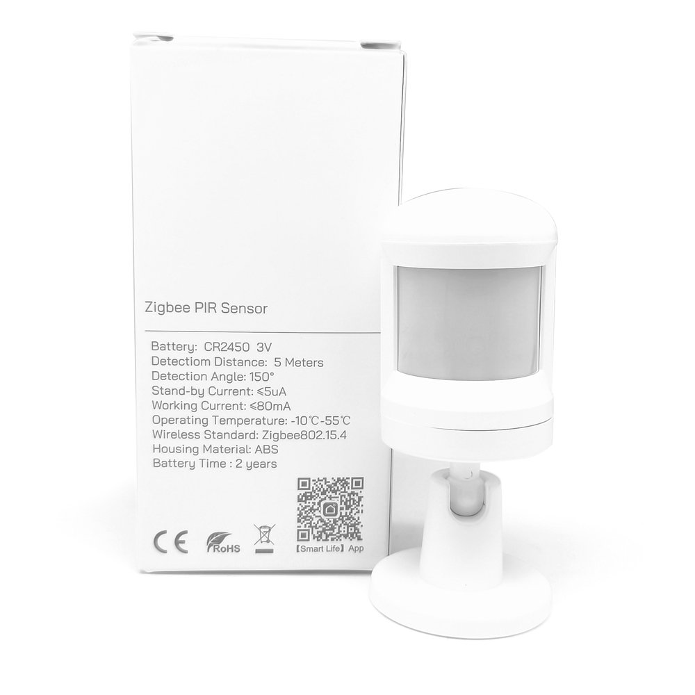 Tuya Zigbee PIR Infrared Motion Sensor Movement Detector Home Security Alarm System Human Motion Sensor