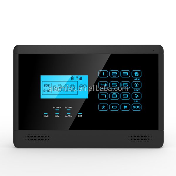 wolf guard YL-007M2E Support IOS App and Android App professional GSM security wireless smart home security alarm system