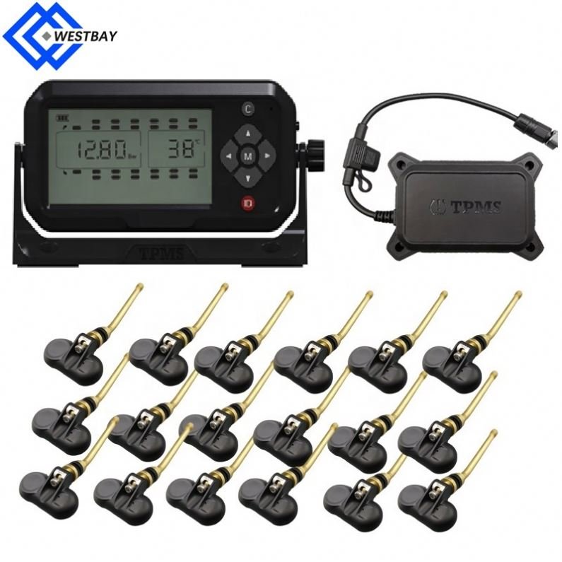 Westbay 6 8 10 12 14 16 18 22 24 26 Wheel Internal 26 tires sensors truck TPMS alarm system tyre pressure monitoring system