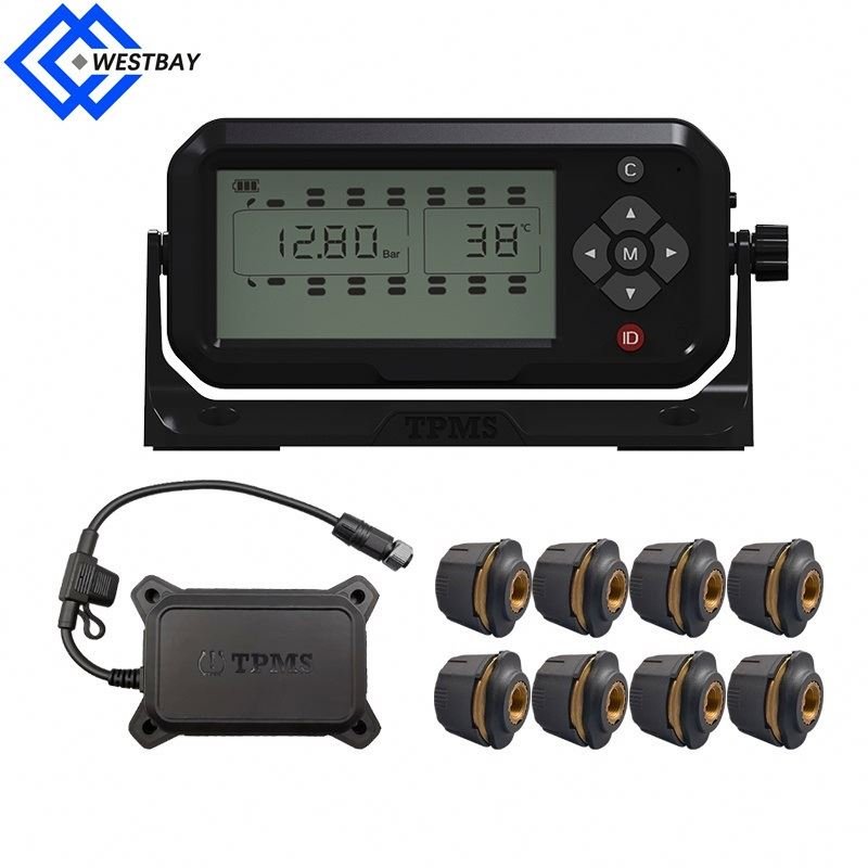 Westbay 6 8 10 12 14 16 18 22 24 26 Wheel Internal 26 tires sensors truck TPMS alarm system tyre pressure monitoring system