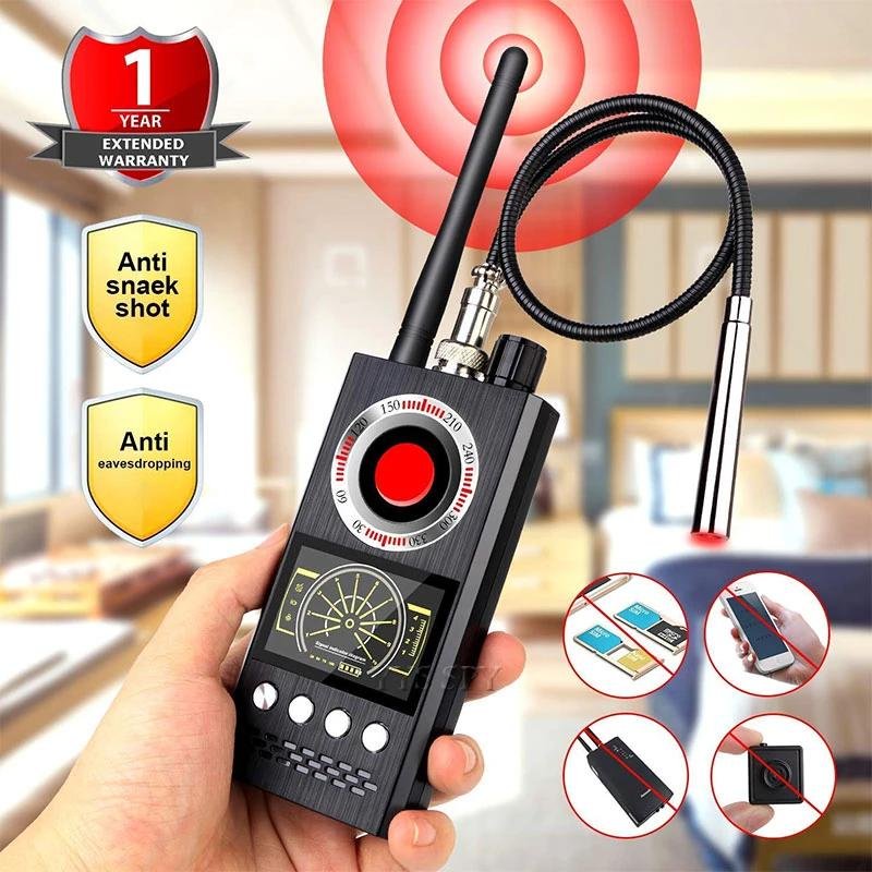 K68 RF Signal Bug Detector Wireless Mobile Phone Camera Lens Anti Spy Cars Smart Gps Tracker & Locator