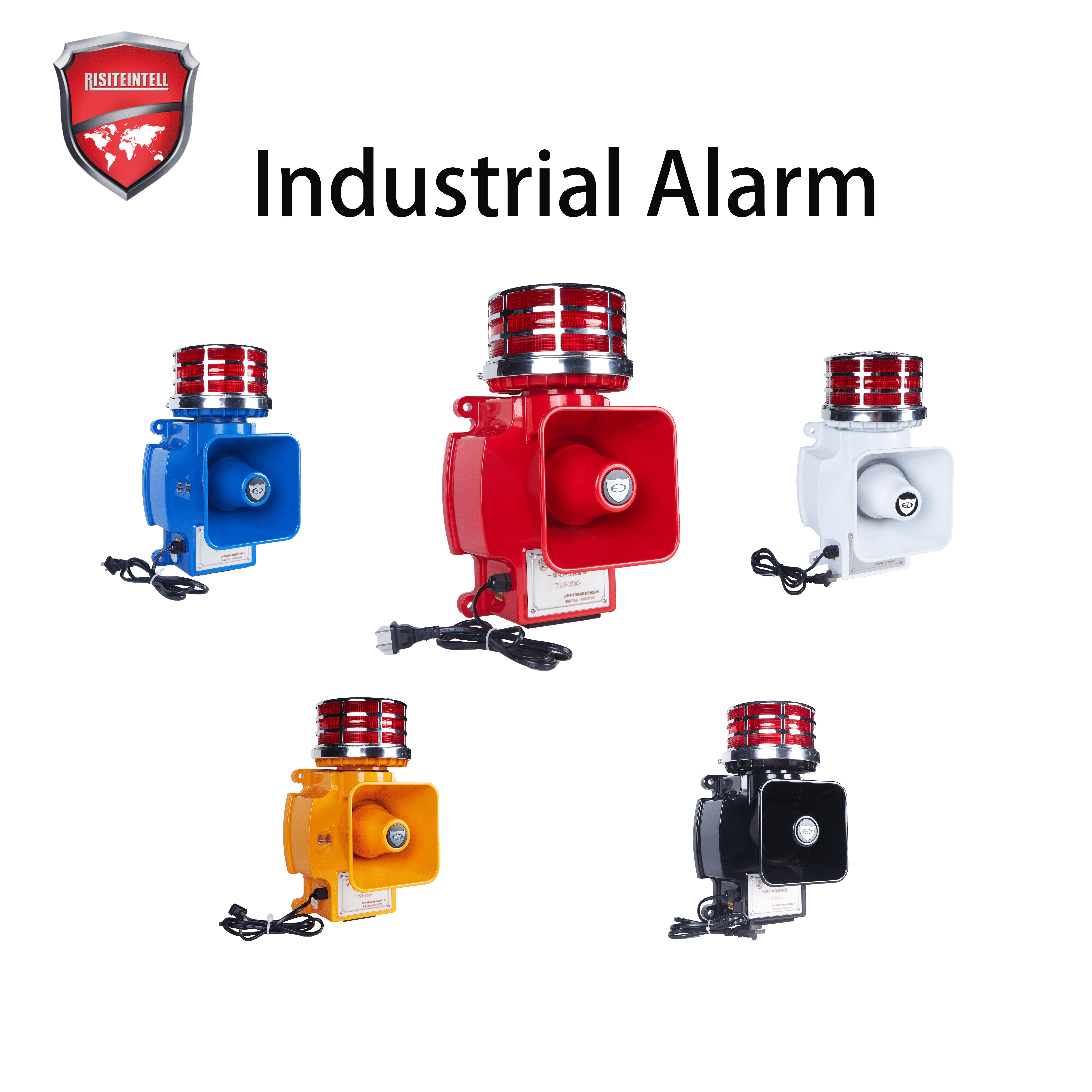 Industrial Audible And Visual Alarm Led Signal Siren For Outdoors With 120 dB Horn