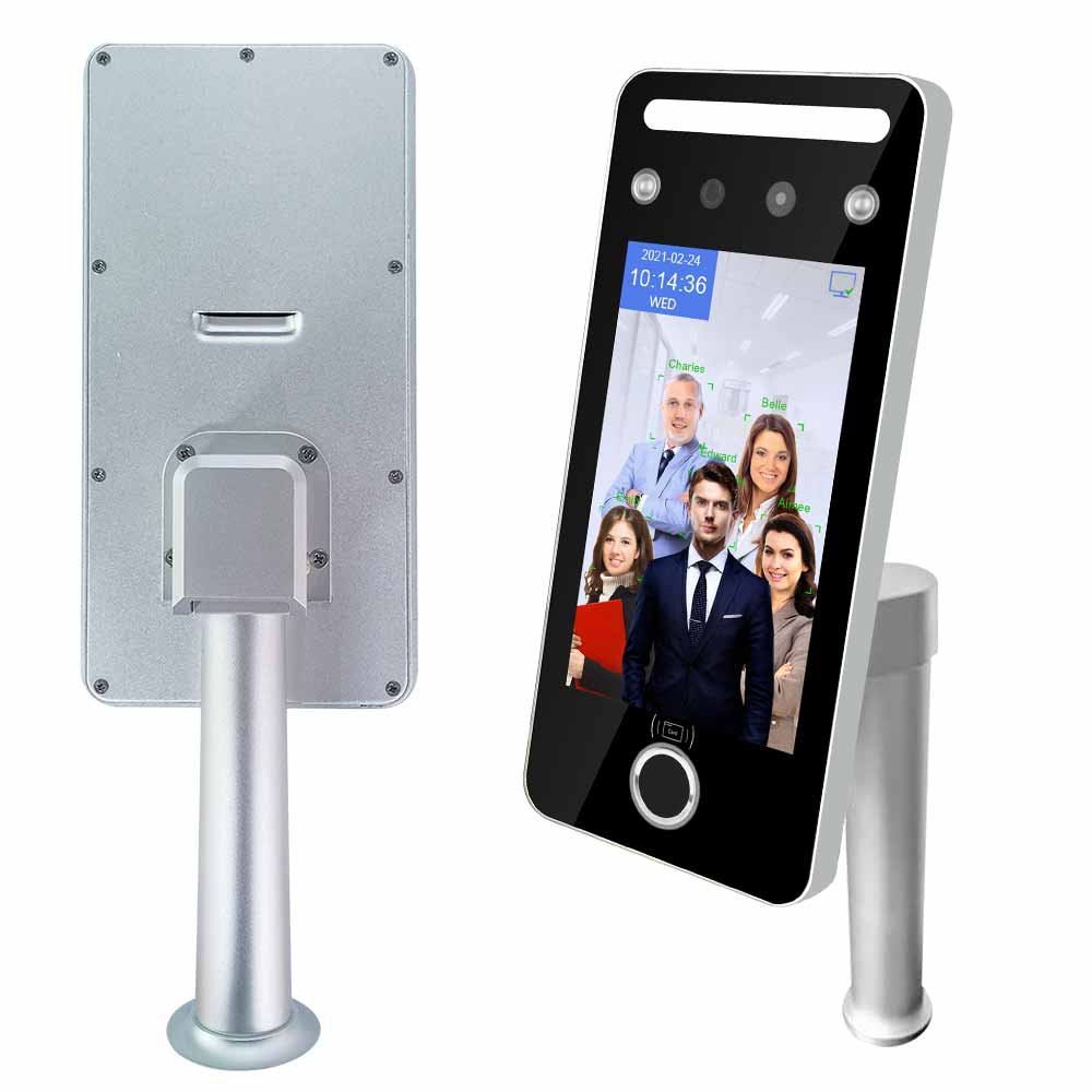 web based card reader access turnstile wifi biometric fingerprint time attendance system face recognition access control