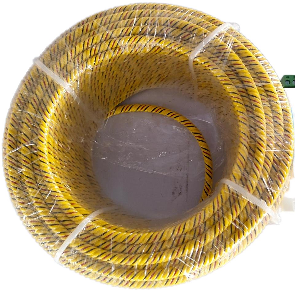 4 Cores Located Positioning Water Leak Detection Sensing Cable Liquids Sense Rope with Alarm System Wire Connector Lead Wire