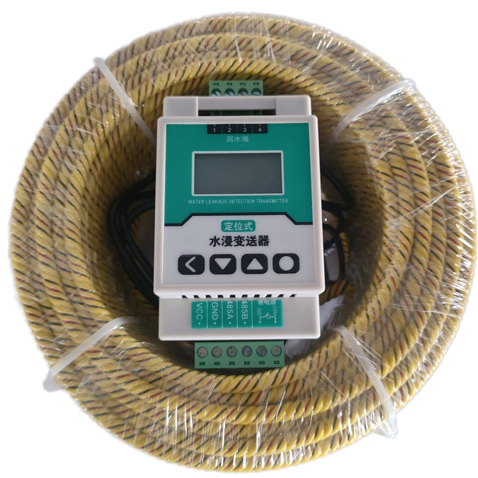4 Cores Located Positioning Water Leak Detection Sensing Cable Liquids Sense Rope with Alarm System Wire Connector Lead Wire