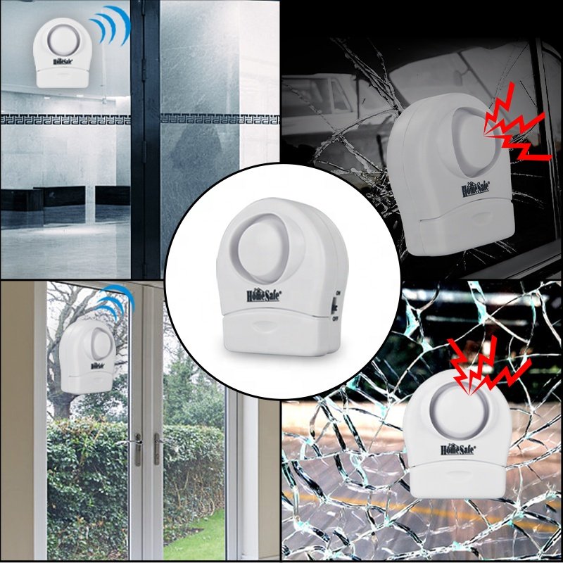 Indoor door and window alarm vibration sensor sensitivity adjustable glass breakage detection alarm