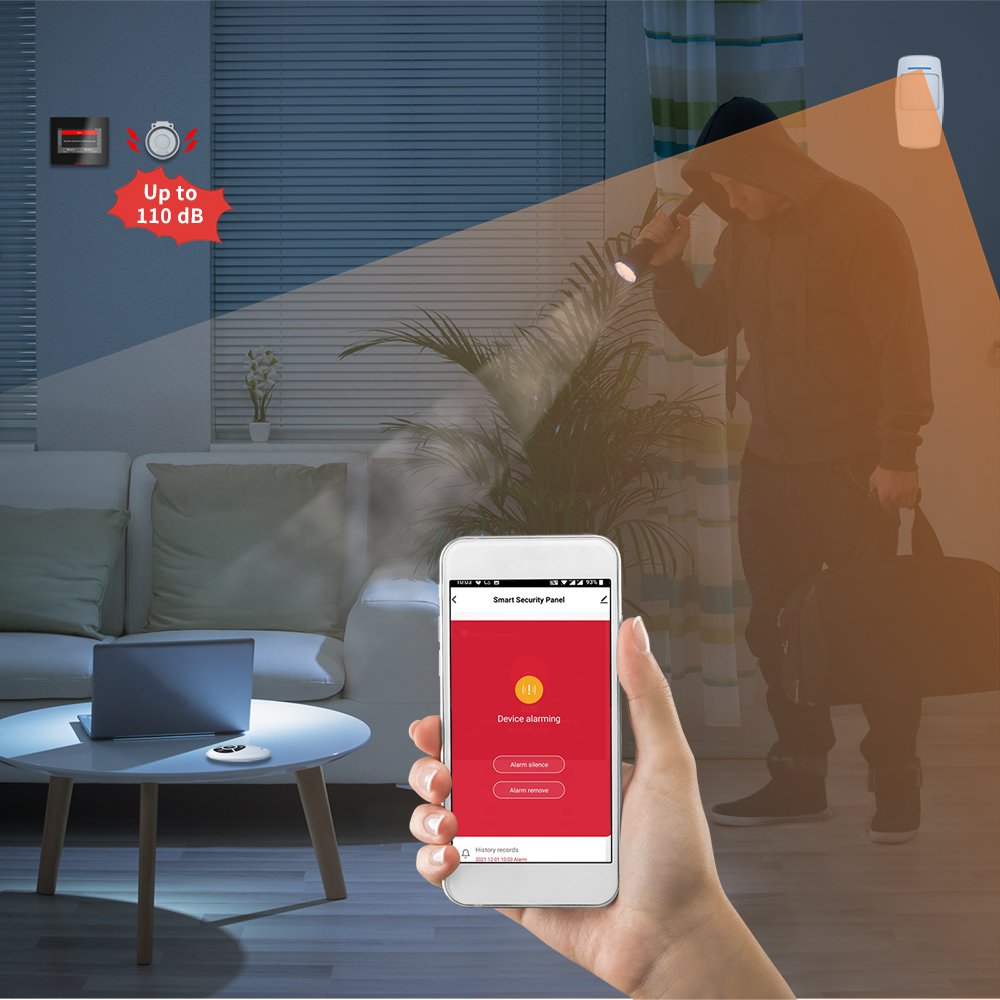 GSM Wifi Smart Alarm System Wired Home Security Alarm System For Intruder Alarm
