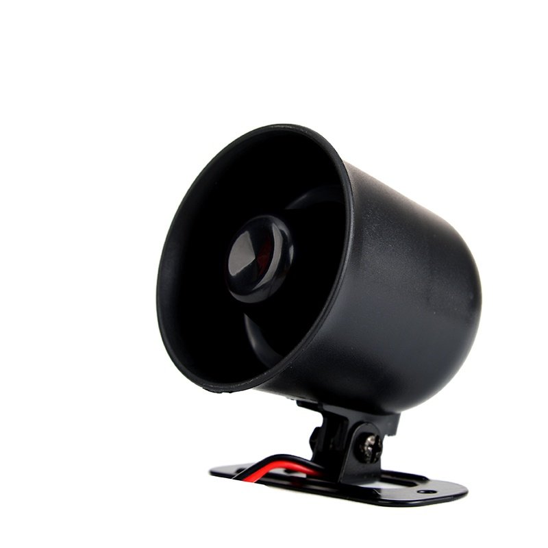 Electronic Alarm Siren Horn 113dB Indoor/Outdoor Security Siren DC 12V for Home Security System