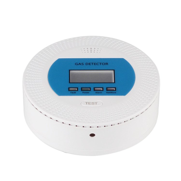 gas leak detector with LCD and DC 5V Backup Battery alarm system home
