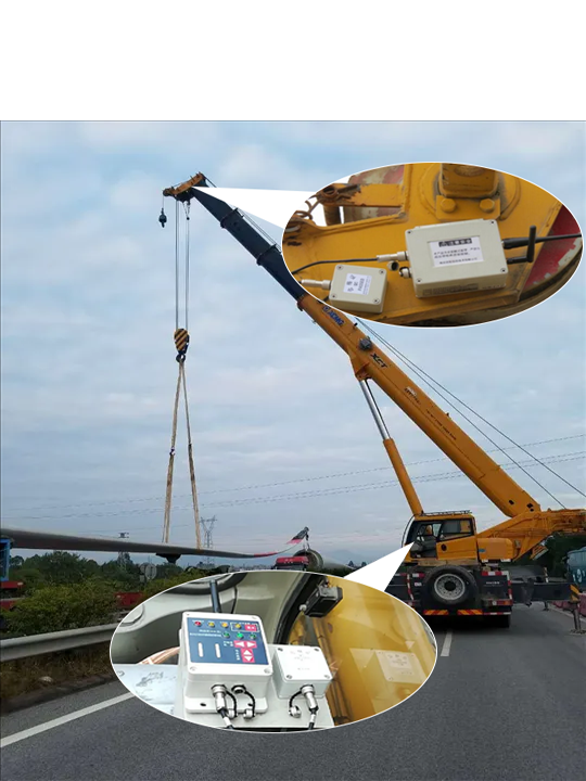 Electric hoist smart alarm proximity warning alert system with DC12V working voltage