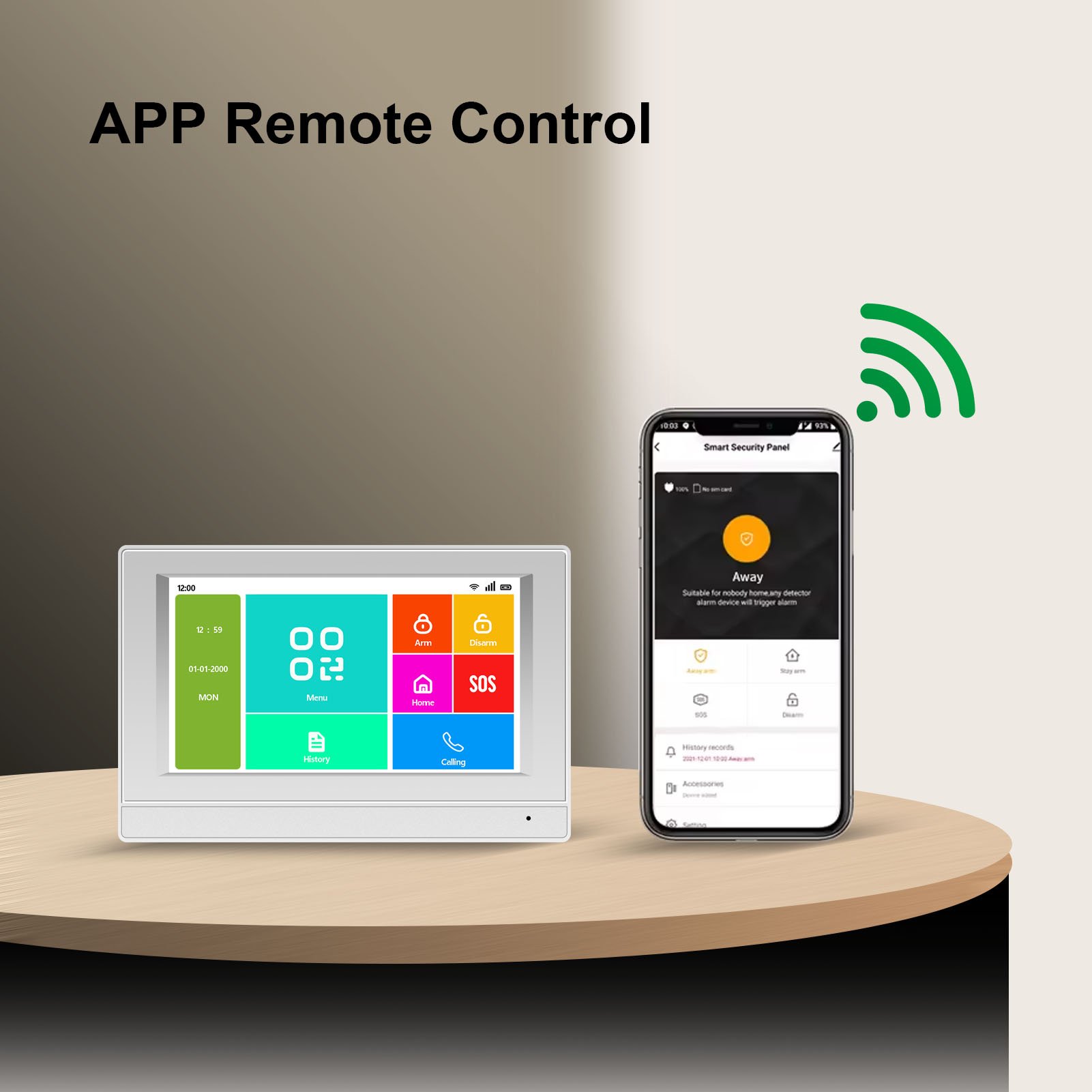 4G Wifi 7 inch Security ALARM SYSTEM