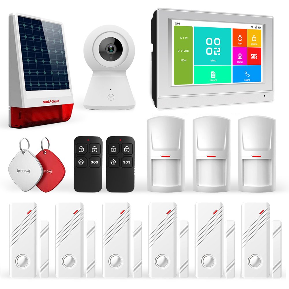 4G Wifi 7 inch Security ALARM SYSTEM