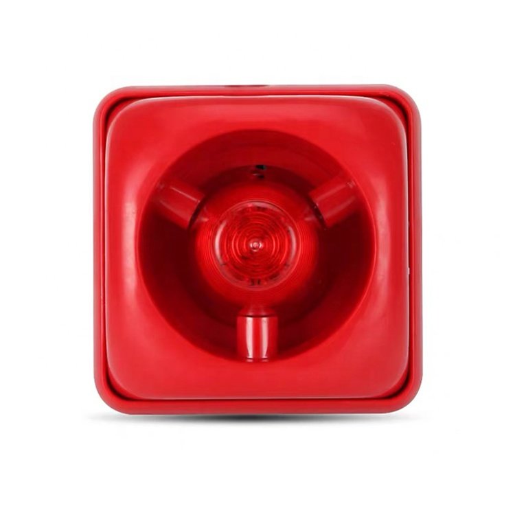 Classic design strobe siren light wired strobe sounder for fire alarm system