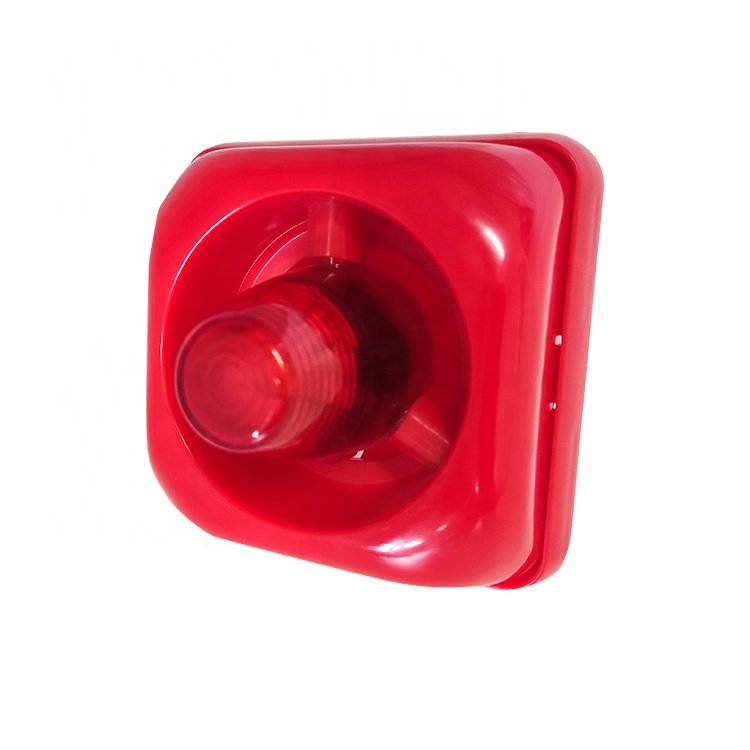 Classic design strobe siren light wired strobe sounder for fire alarm system