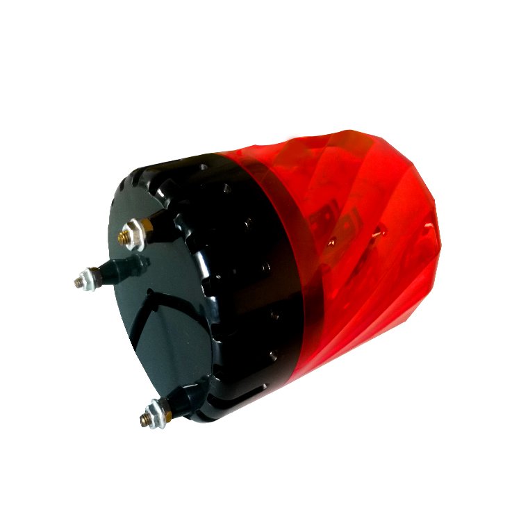DC12V Red Color Voice Prompt Microwave Induction Sensor Warning Alarm with Strobe