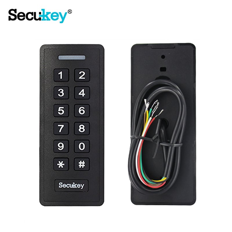 Secukey Wholesale SK2-R Entry Standalone Access Control 13.56MHz mifare/IC RFID Reader Digital Keypad Outdoor Wiegand Reader