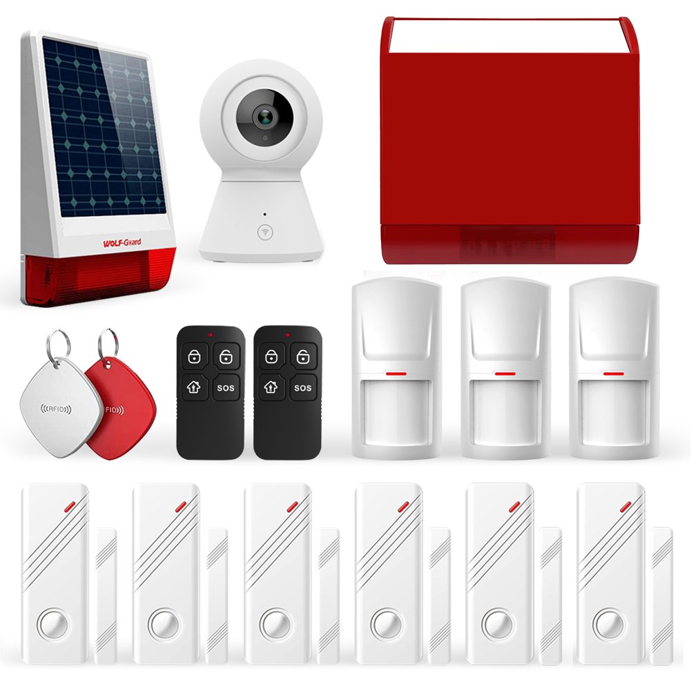 WOLF GUARD LB-12T1 big sound WIFI waterproof outdoor flash siren home security smart home system alarm