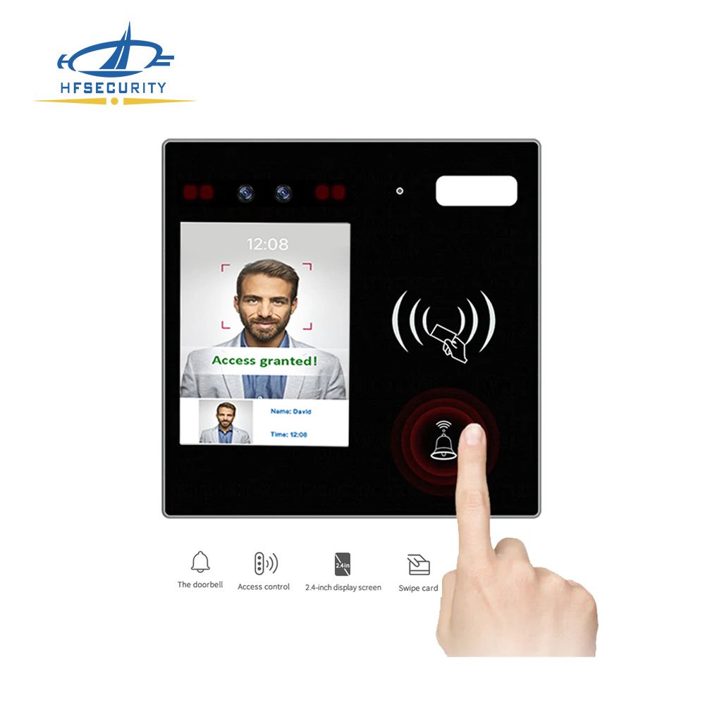 HFSecurity MINI30 Office Using 2.4 inch EM Lock Ultra-MINI Time Attendance Face Recognition Access Control System Hidden X86 Box