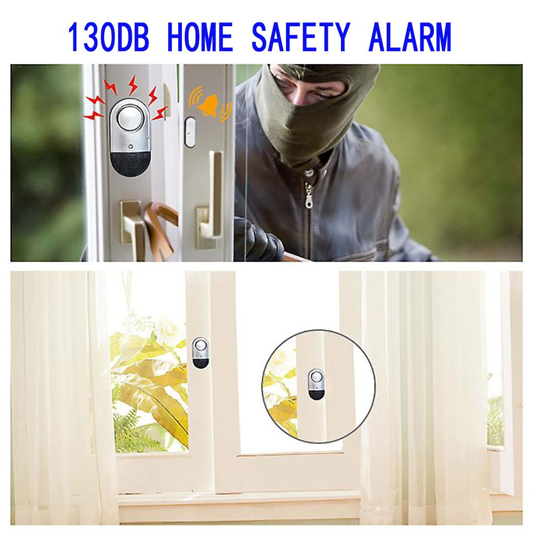 130DB Home security system Wireless Magnetic sensor door open Alarm anti theft Burglar door window Alarm