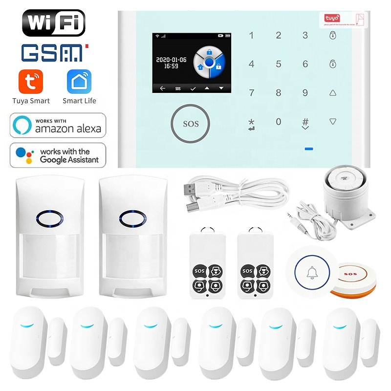 Intelligent infrared sensor door and window sensor wireless wifi/GSM home remote security anti-theft alarm system
