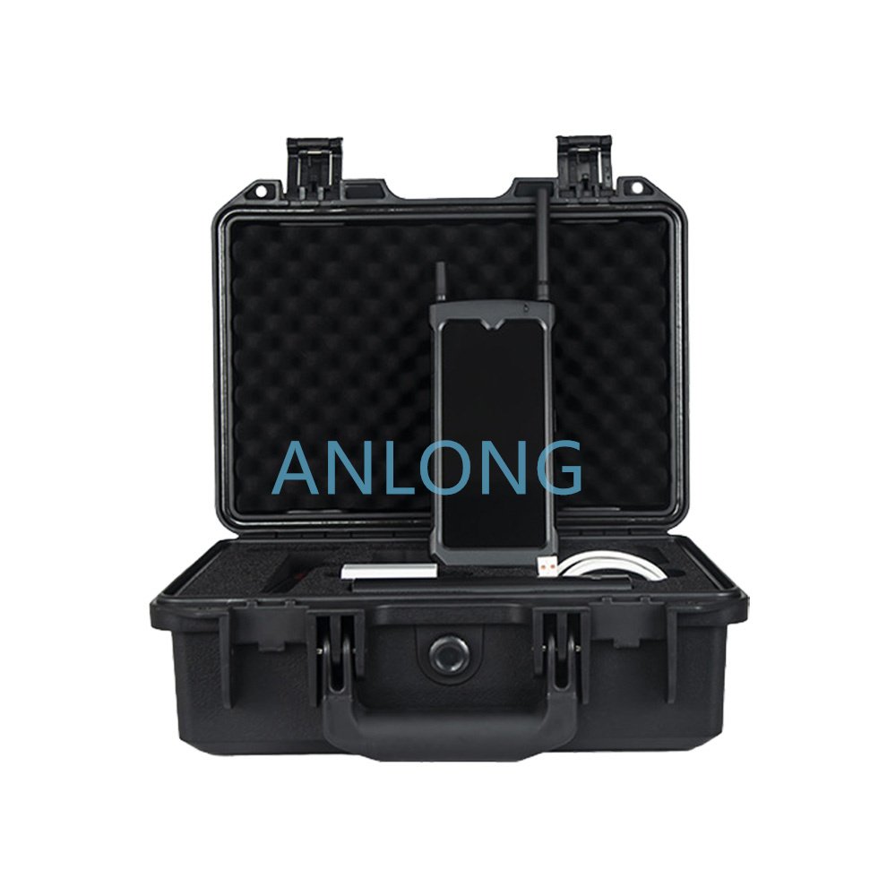 UAV Counter Anti Drone Detector 1.5km Long Range 350MHz-6GHz Portable Handheld Device with Alarm UAV Detector Drone Alarm System