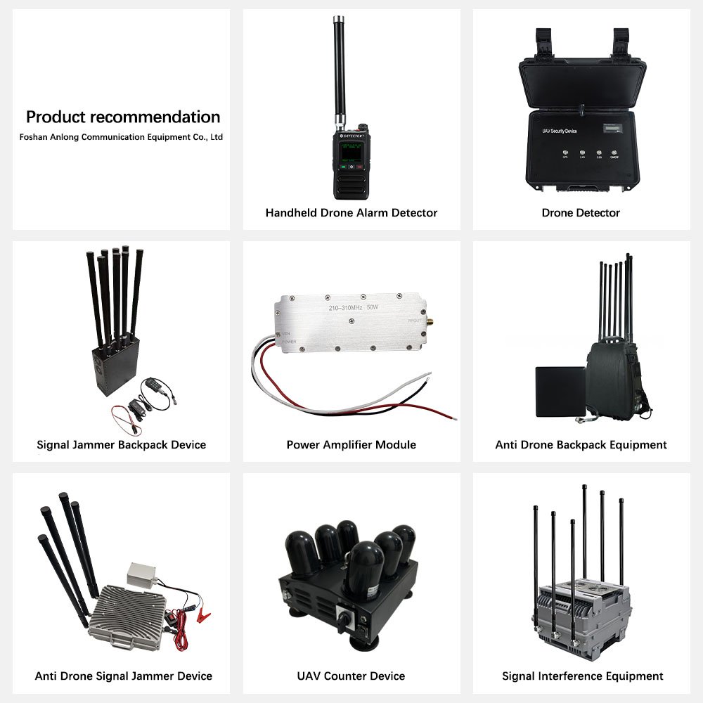 UAV Counter Anti Drone Detector 1.5km Long Range 350MHz-6GHz Portable Handheld Device with Alarm UAV Detector Drone Alarm System